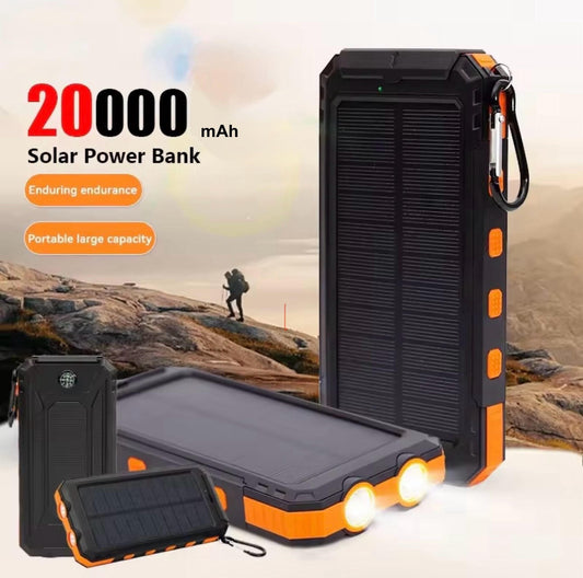 Portable Wireless Solar Charging Bank